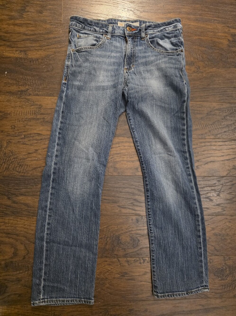 Lee Men's Slim Straight Jeans in Washed Blue